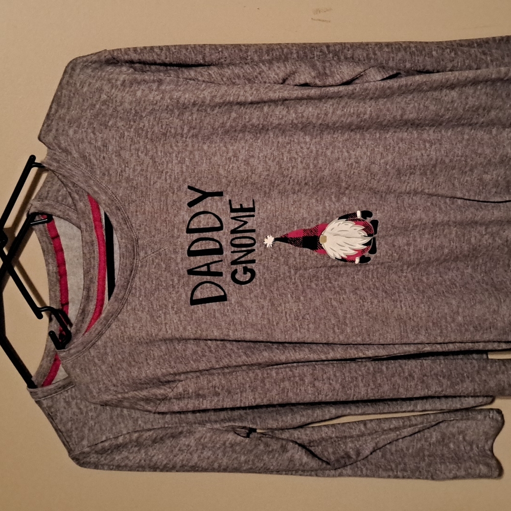 Gnome Christmas shirts for mom and dad.  Both are large.